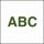 ръбът на крилото ABC в цвета на крилото